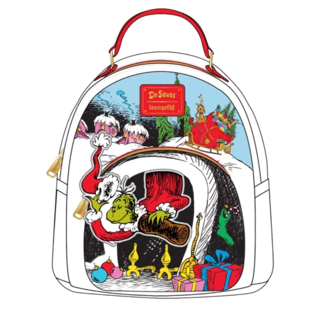 Grinch backpack and wallet!